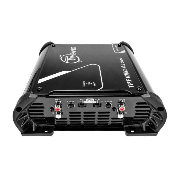 Main product image for Timpano Audio TPT-1000.4 2 Ohm 1,000 Watt 4 Channel Car Audio Amplifier294-4134
